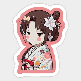 Anime style sticker Sticker